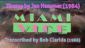 Miami Vice theme
