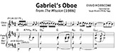 Gabriel's Oboe Transcription